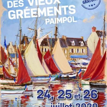 Fête des vieux gréements de Paimpol, les 24-25 et 26 juillet 2020